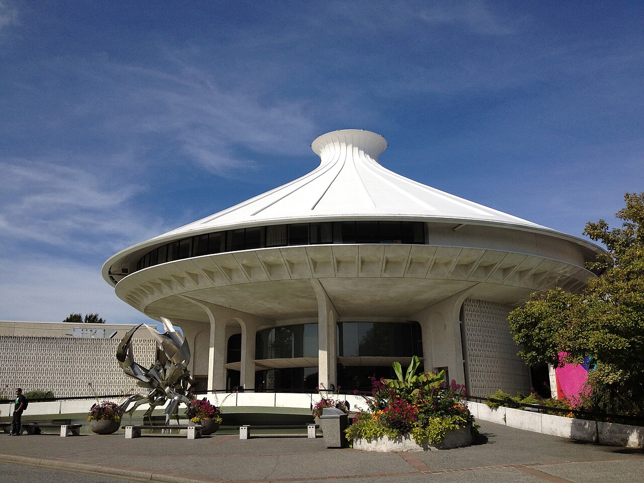 Exterior of H.R. MacMillan Space Centre and Museum of Vancouver in Vanier Park